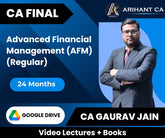 CA Final Advanced Financial Management (AFM) (Regular) Video Lectures by CA Gaurav Jainn (Google Drive + Books, 24 Months)